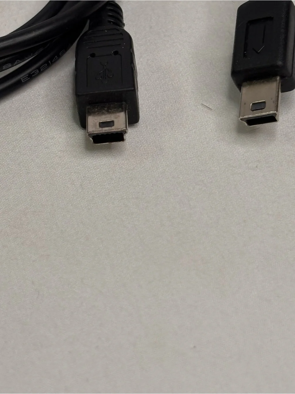 Black Micro USB Power Cable with AC Adapter